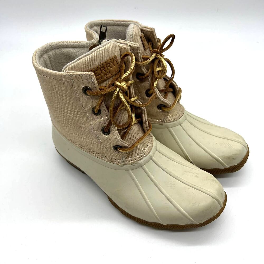 Sperry Boot Women Size 6 Medium Top Sider SaltWater Boots